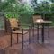 Flash Furniture Natural/Gray Faux Teak Patio Chair with Arms SB-CA108-WA-NAT-GG - alternate 9